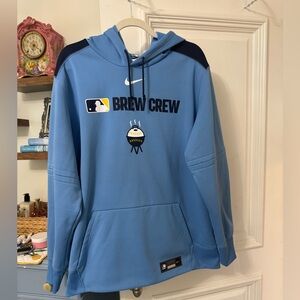 Milwaukee Brewers Brew Crew Light Blue Hoodie
